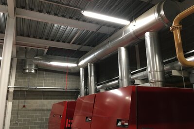 Commercial Heating - flue gas system for heating boiler systems