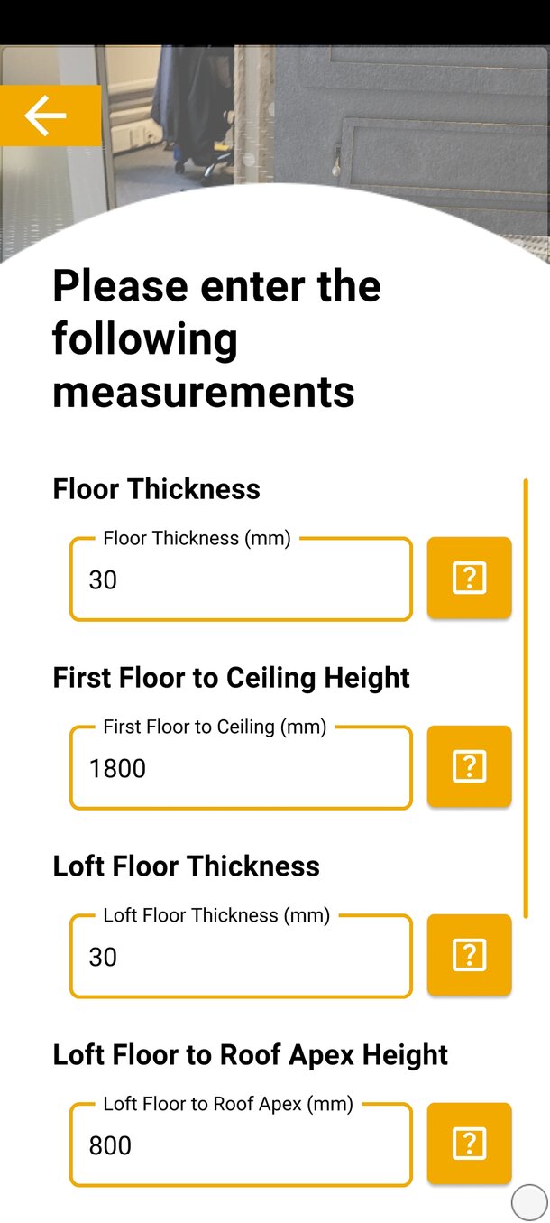 Measurements required.