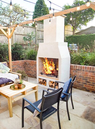 Garden fireplace medium