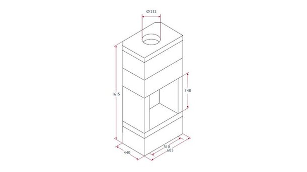 Dimensionerne for ISOKERN LIVING HEKLA